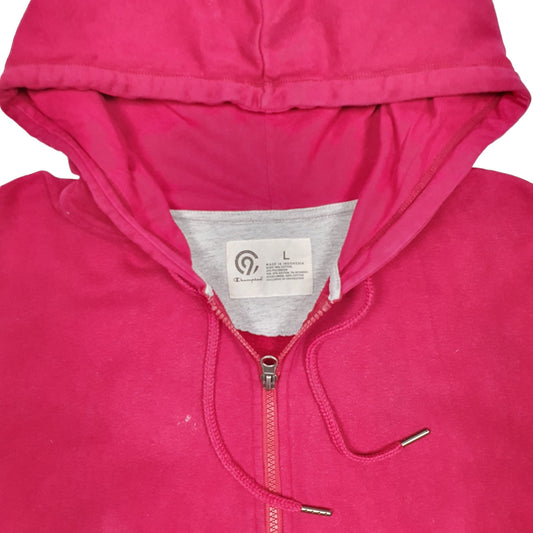 Mens Burgandy Champion  Full Zip Jumper