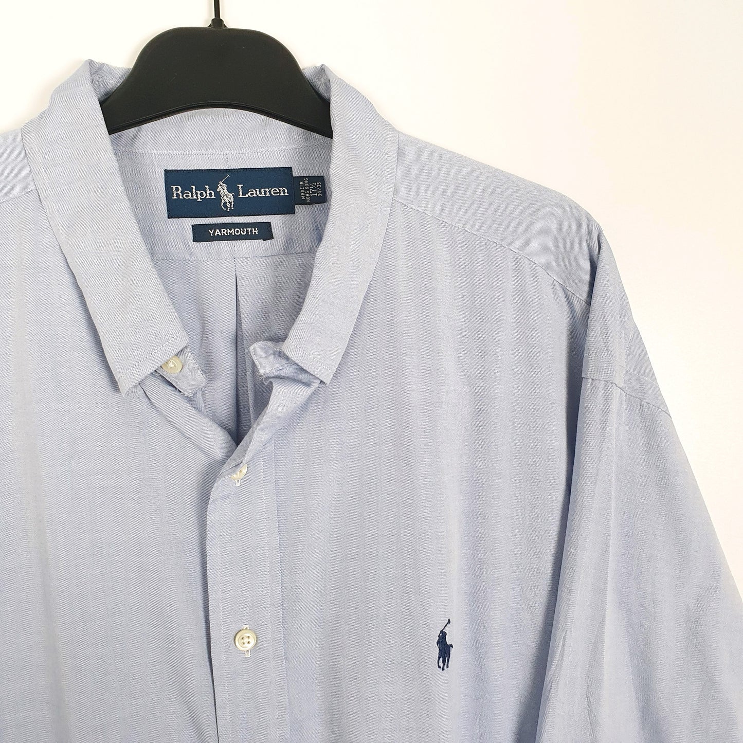 Ralph Lauren Long Sleeve Yarmouth Fit Shirt Blue