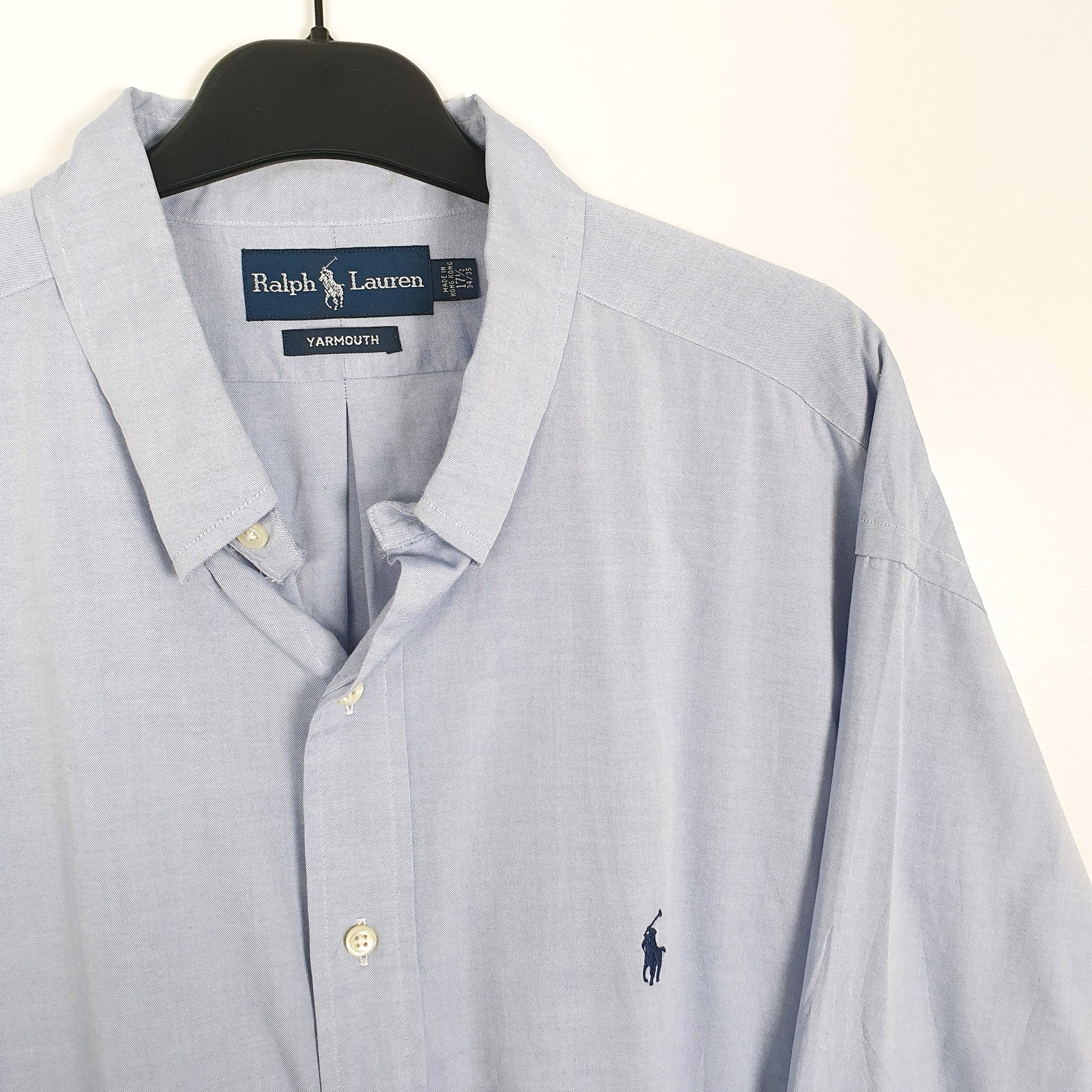 Ralph Lauren Long Sleeve Yarmouth Fit Shirt Blue