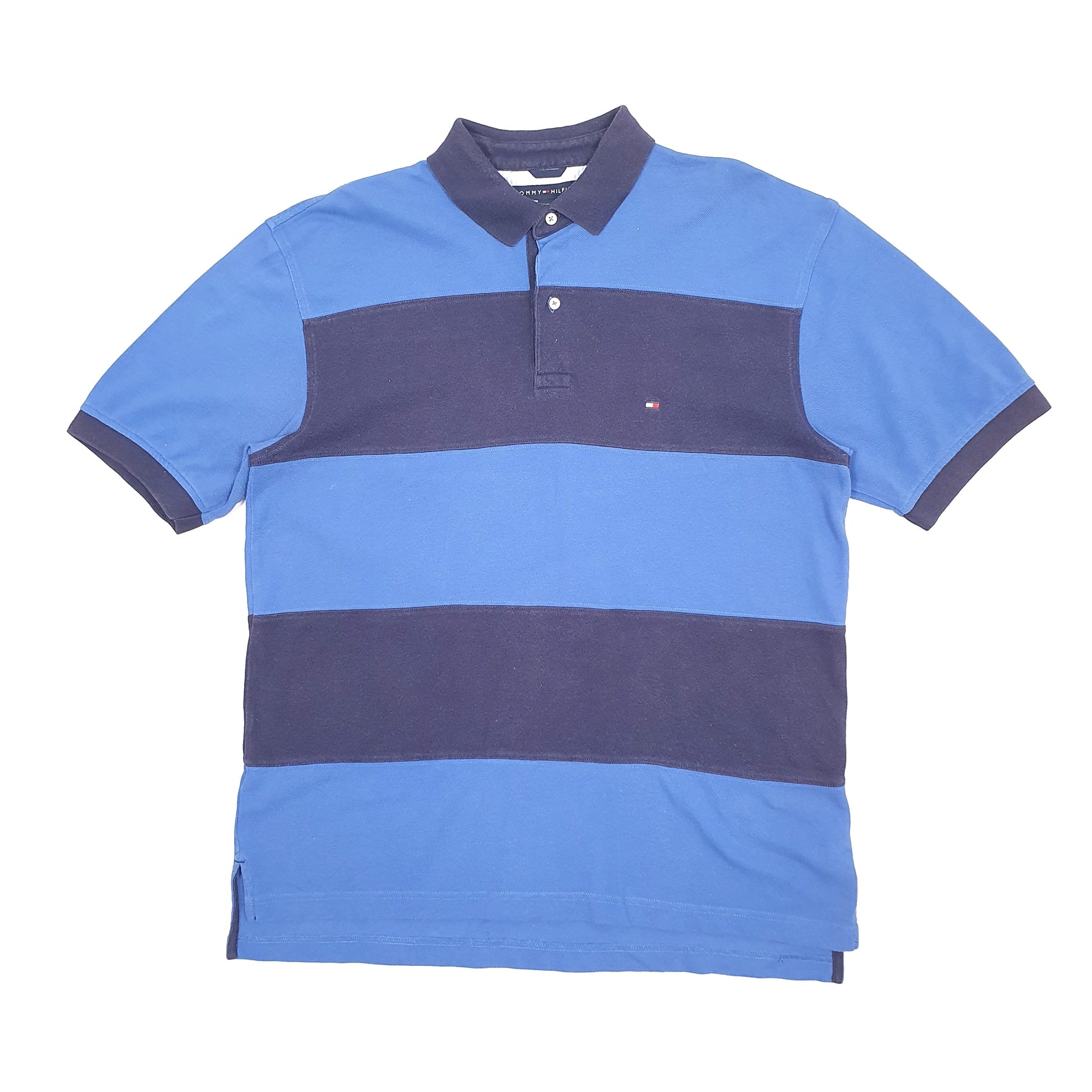 Mens Blue Tommy Hilfiger  Short Sleeve Polo Shirt