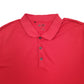 Adidas Golf Short Sleeve Polyester Polo Shirt Red