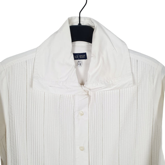 Armani Long Sleeve Regular Fit Shirt Cream