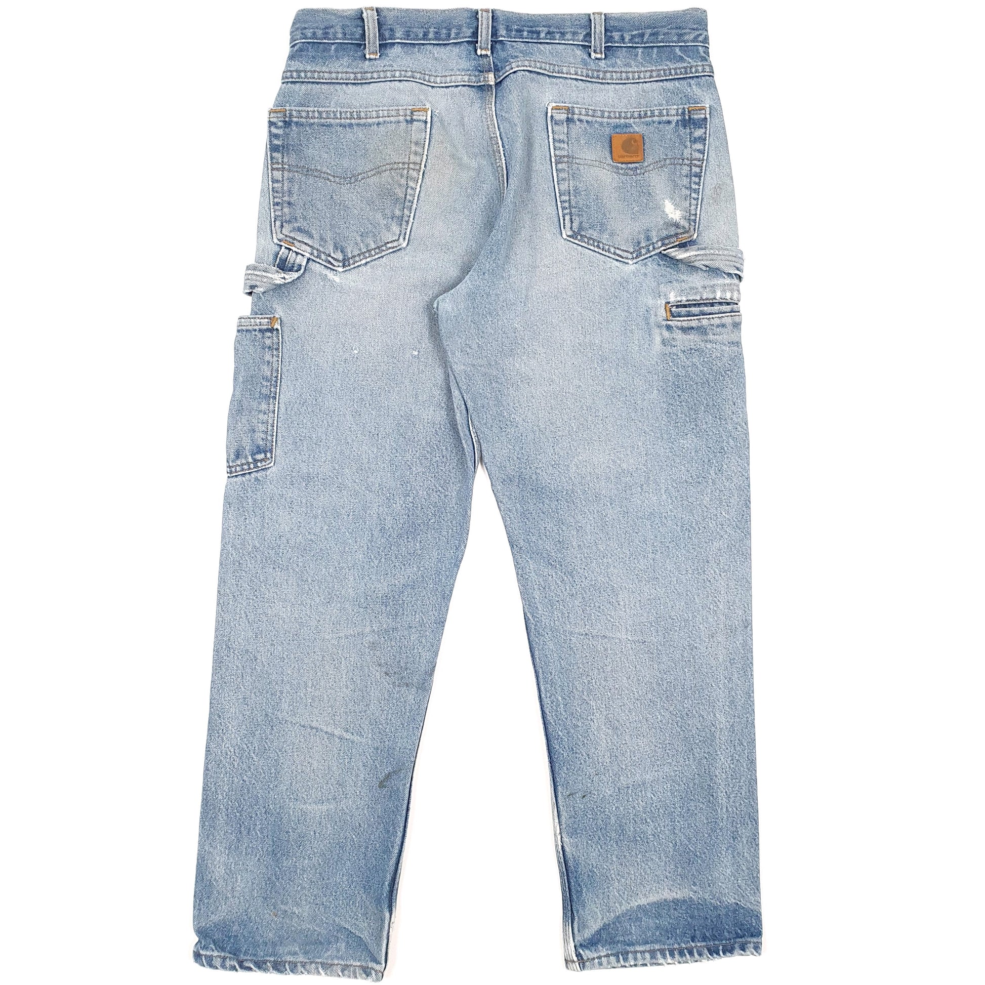 Carhartt Casual Loose Fit Carpenter Jeans W35 L29 Blue