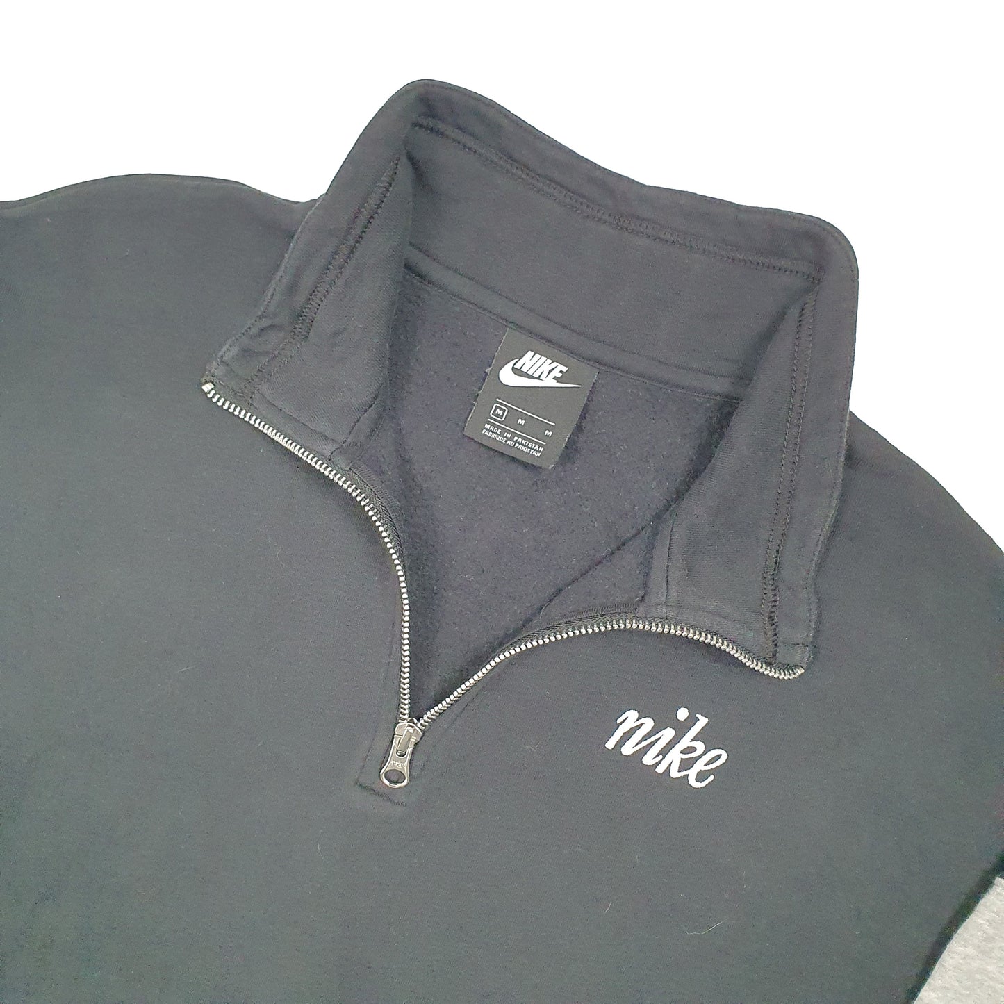 Nike Spellout Quarter Zip L Black