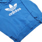 Womens Blue Adidas Spellout Hoodie Jumper