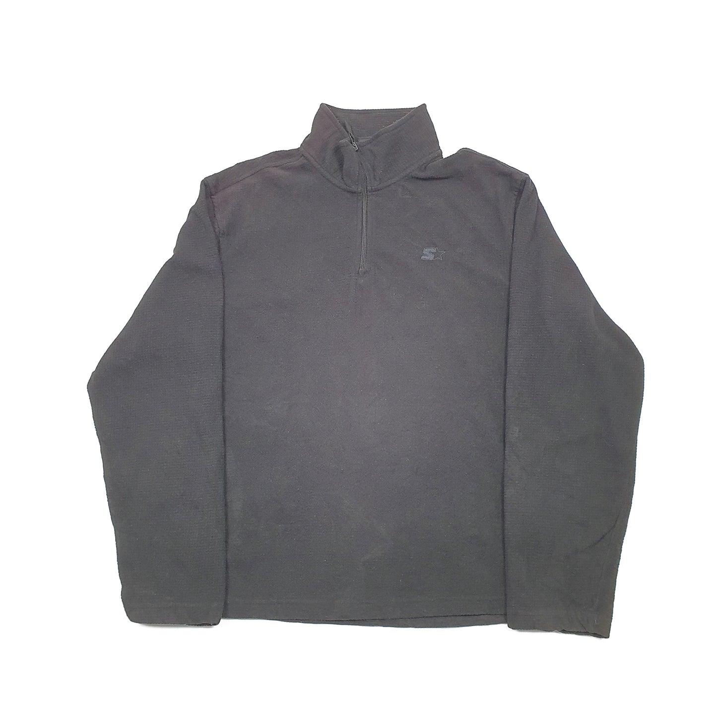 Starter Quarter Zip Fleece L Black