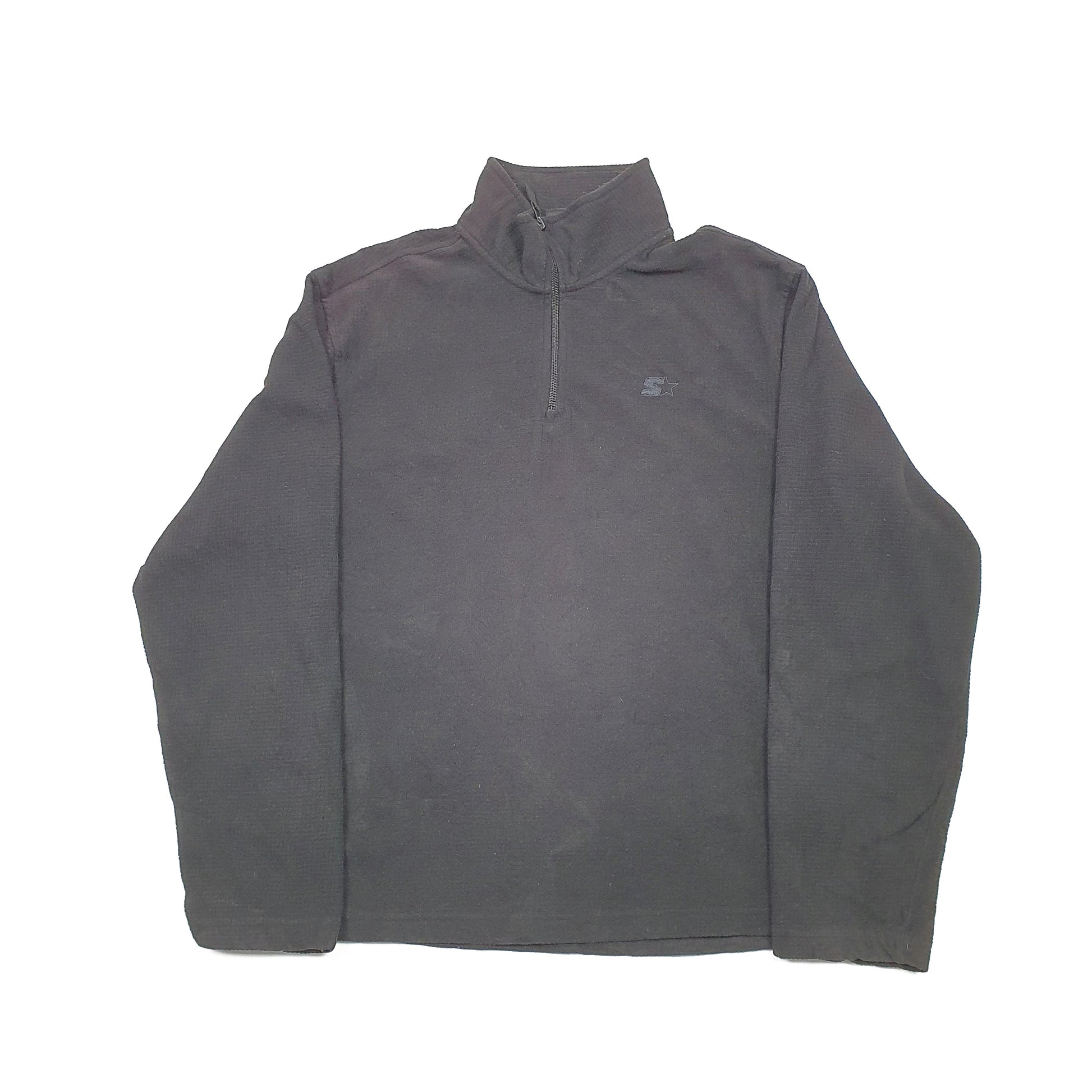 Starter Quarter Zip Fleece L Black