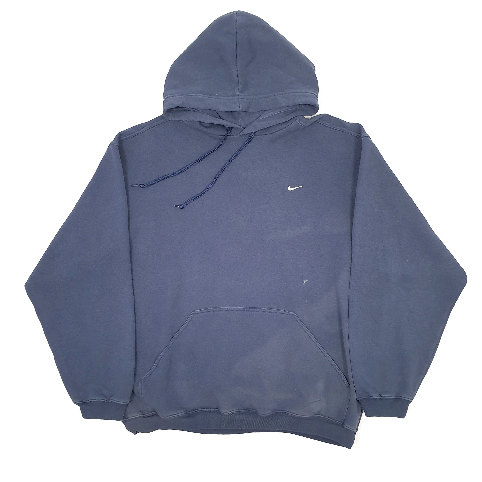 Mens Navy Nike 2000s Hoodie Jumper