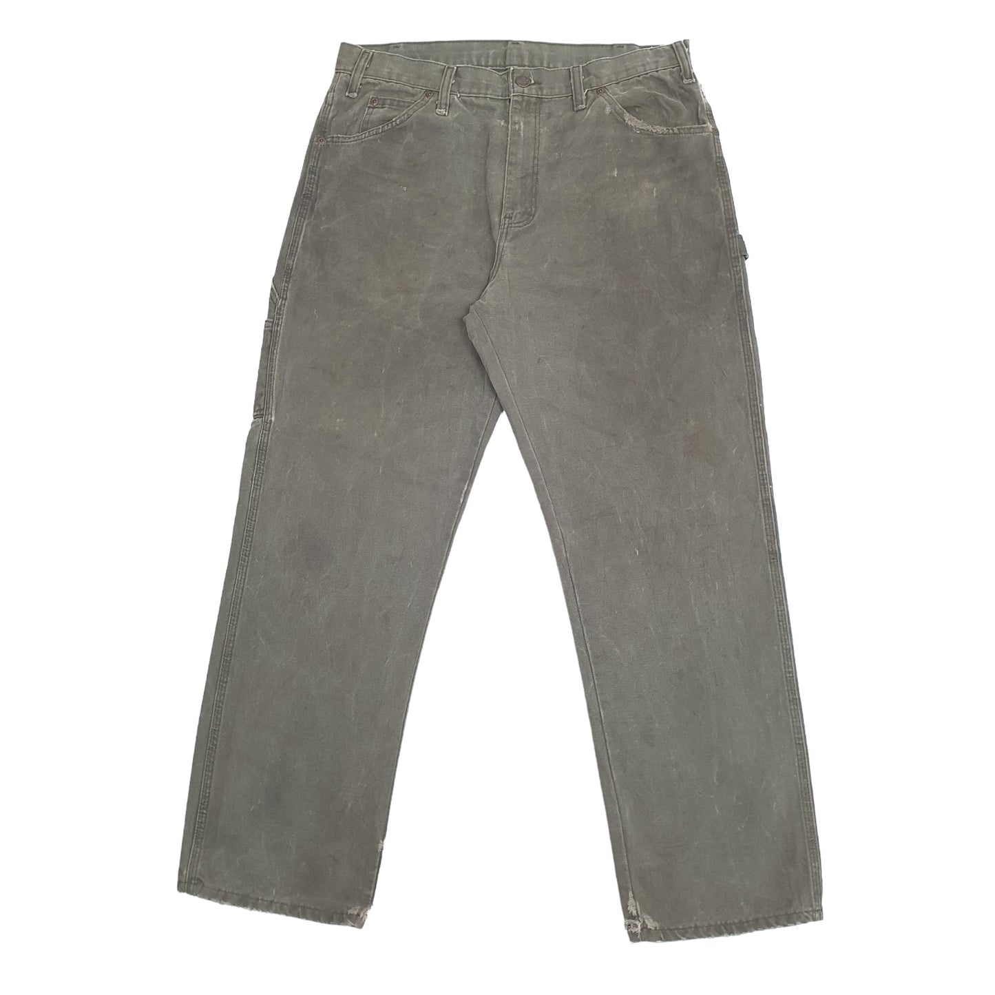 Mens Grey Dickies  Carpenter Trousers