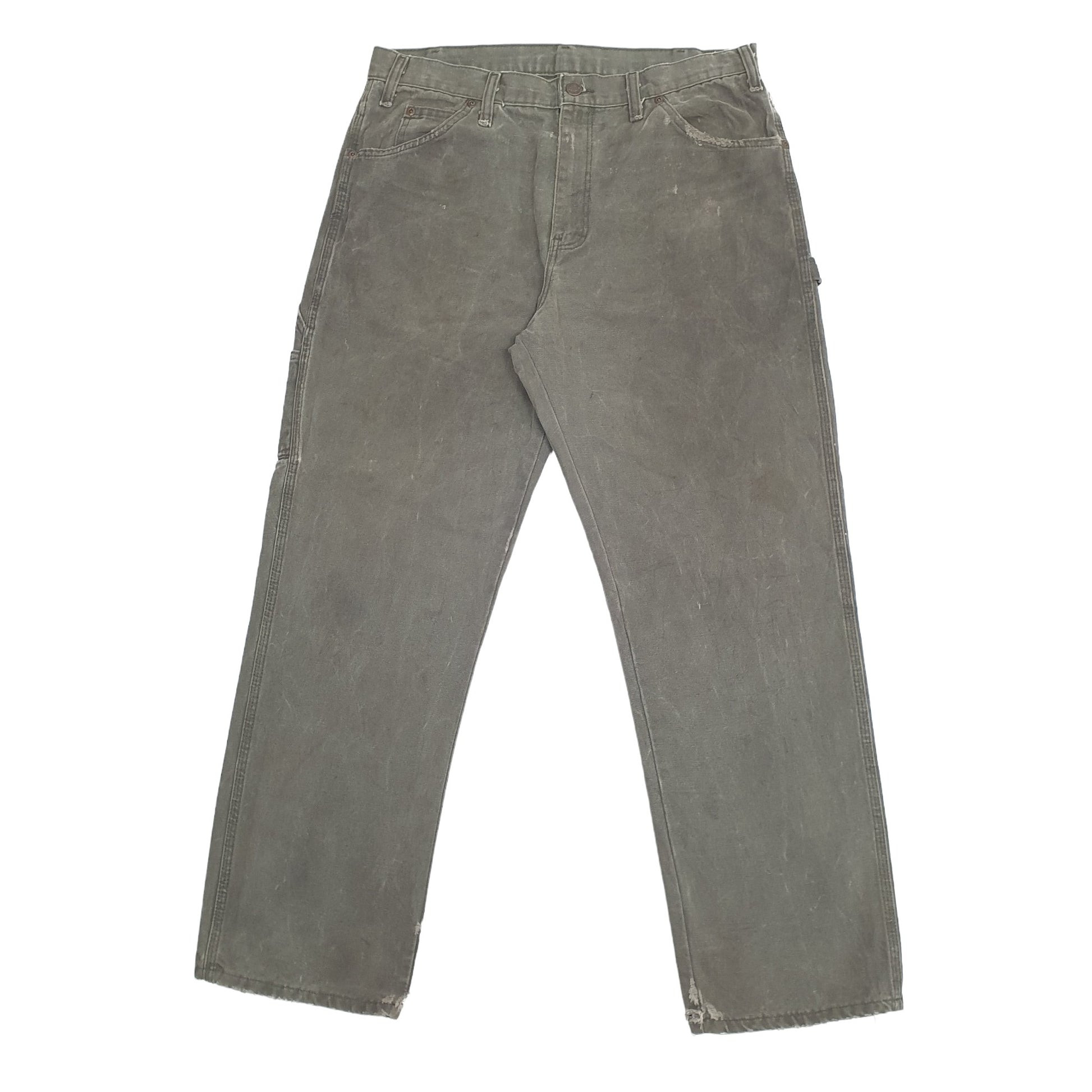 Mens Grey Dickies  Carpenter Trousers