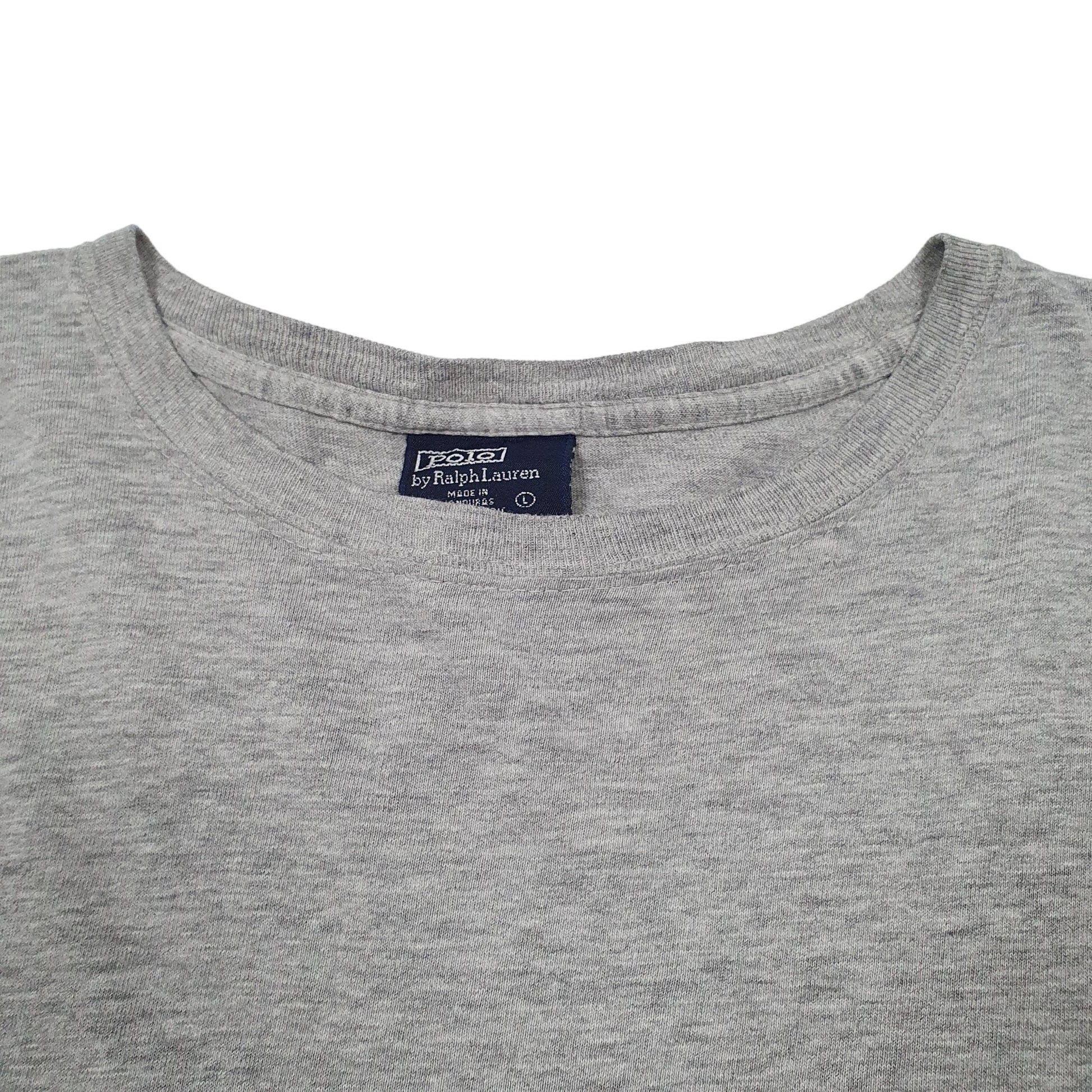 Mens Grey Polo Ralph Lauren  Long Sleeve T Shirt