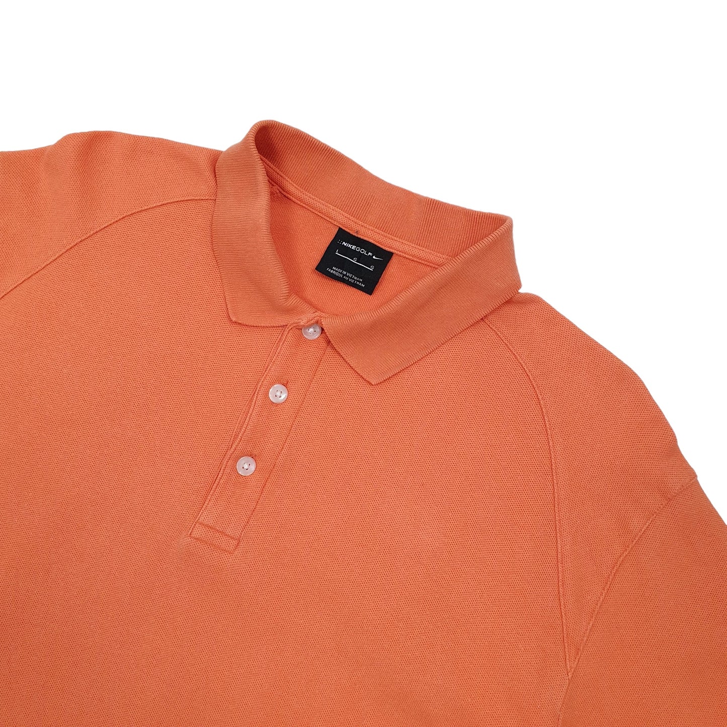 Nike Golf Pepsi Short Sleeve Polo Shirt Orange