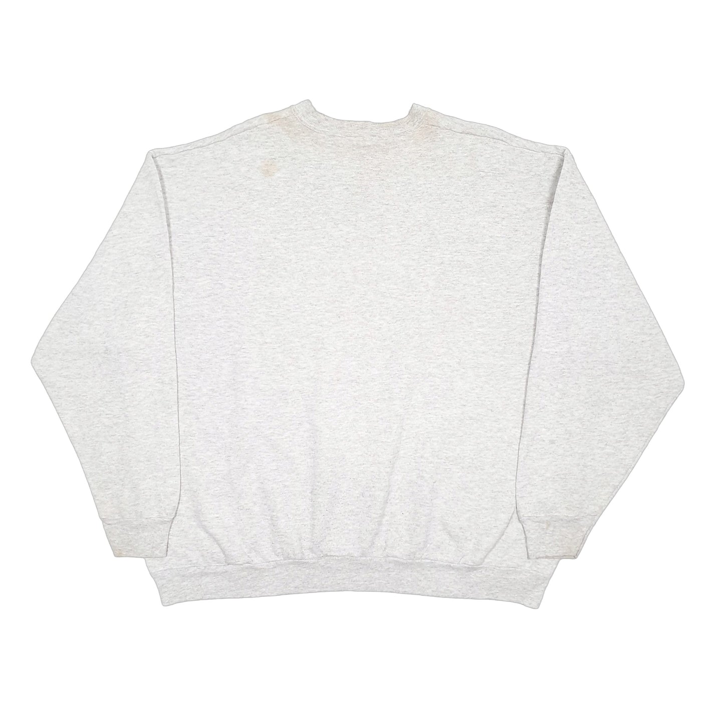 Mens Grey Brookline Army Military Vintage Made in USA Crewneck Jumper