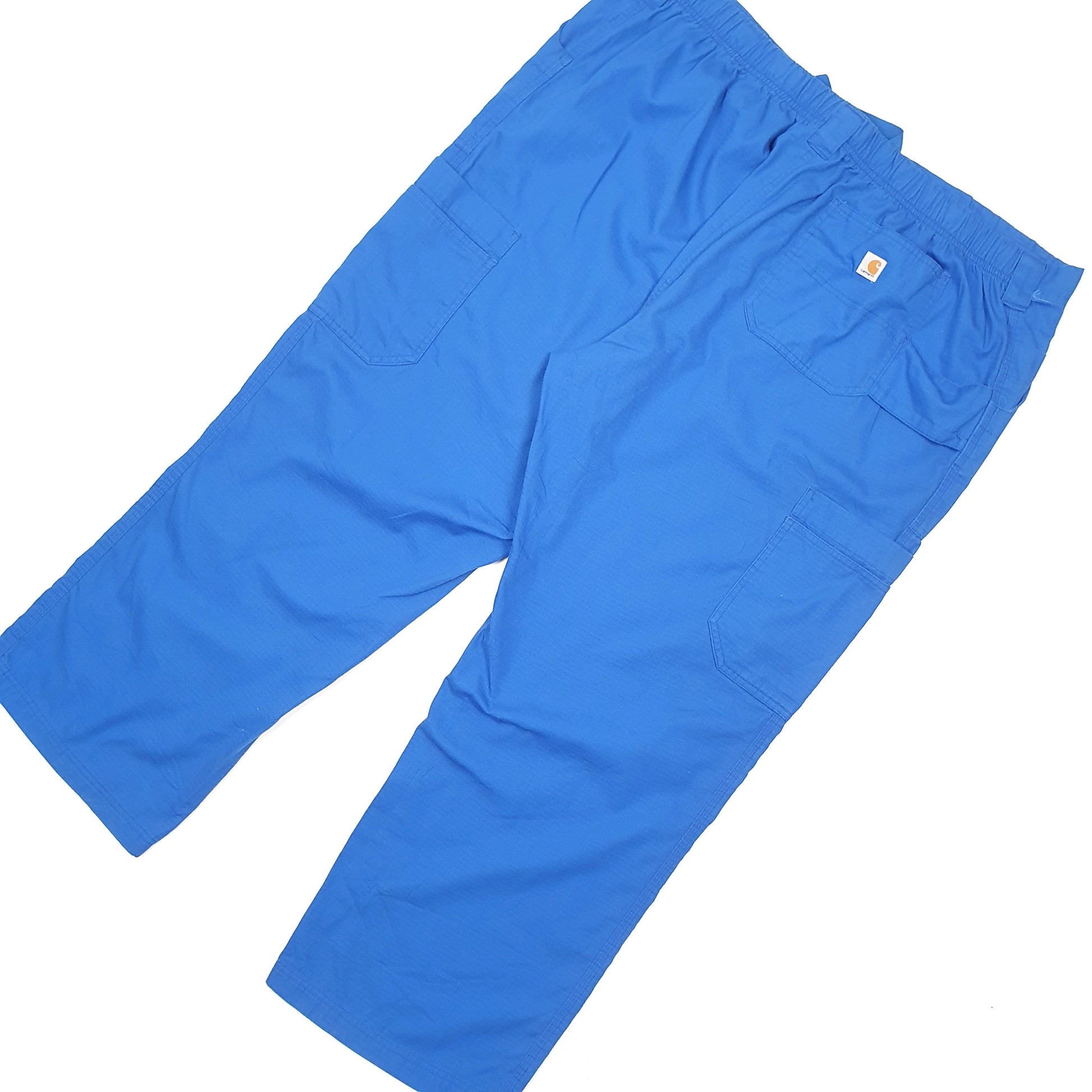 Womens Carhartt Lightweight Blue Cargo Trousers UK22 Blue