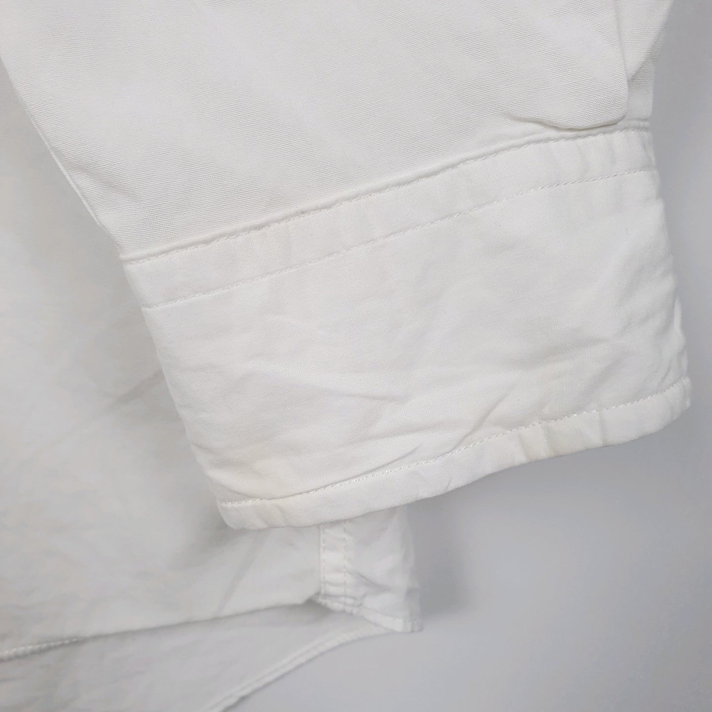 Mens White Ralph Lauren Oxford Polo Jeans Long Sleeve Shirt