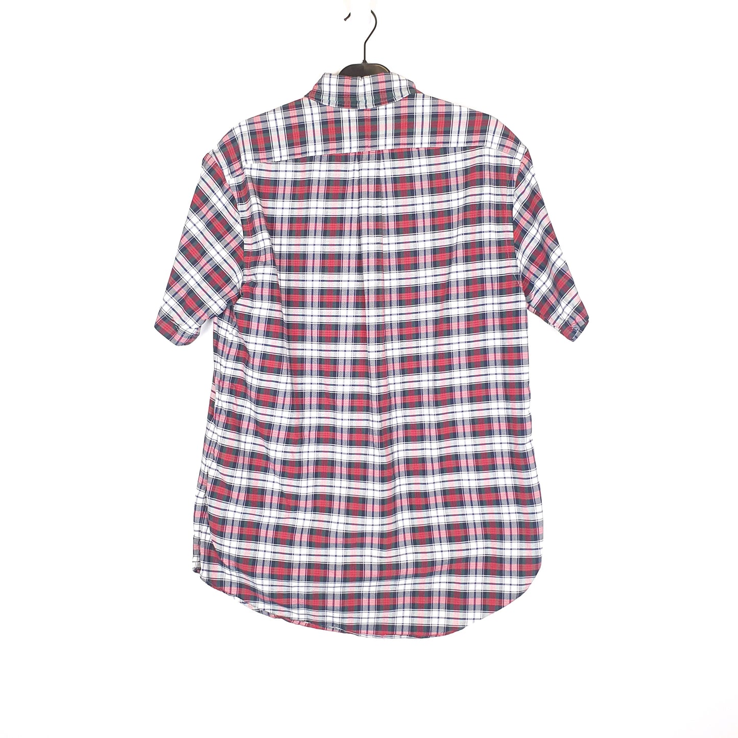 Polo Ralph Lauren Short Sleeve Custom Fit Check Shirt Red