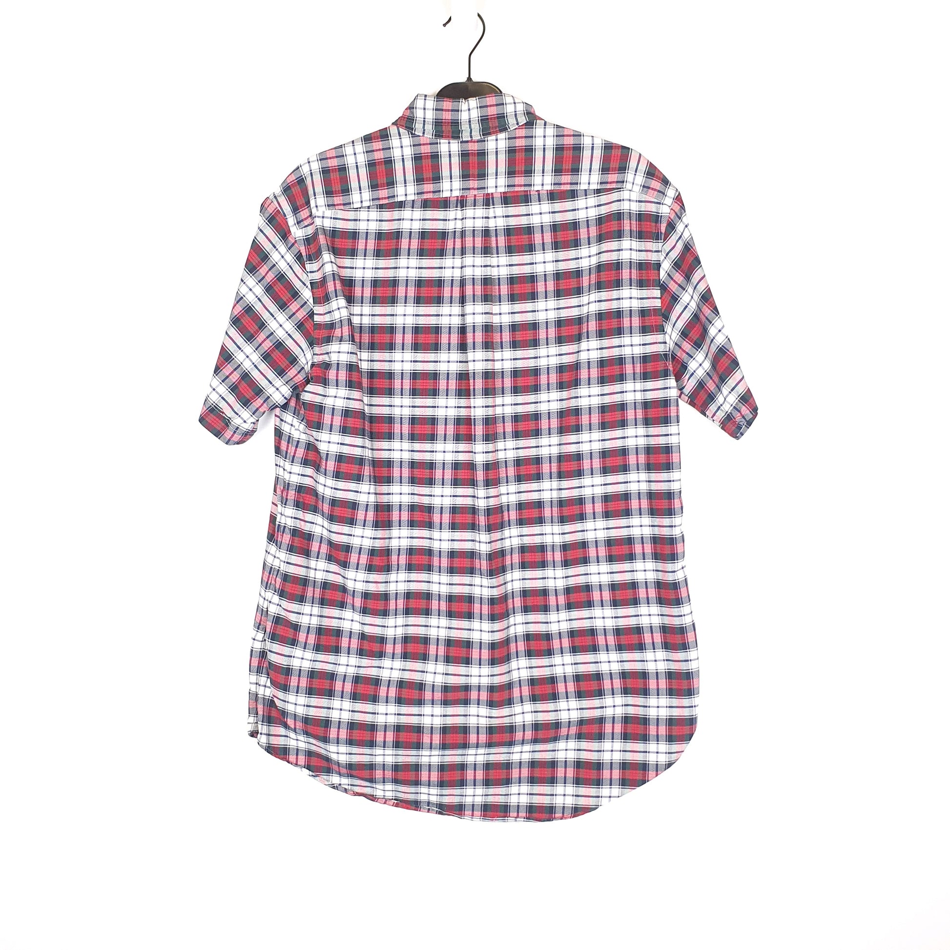 Polo Ralph Lauren Short Sleeve Custom Fit Check Shirt Red