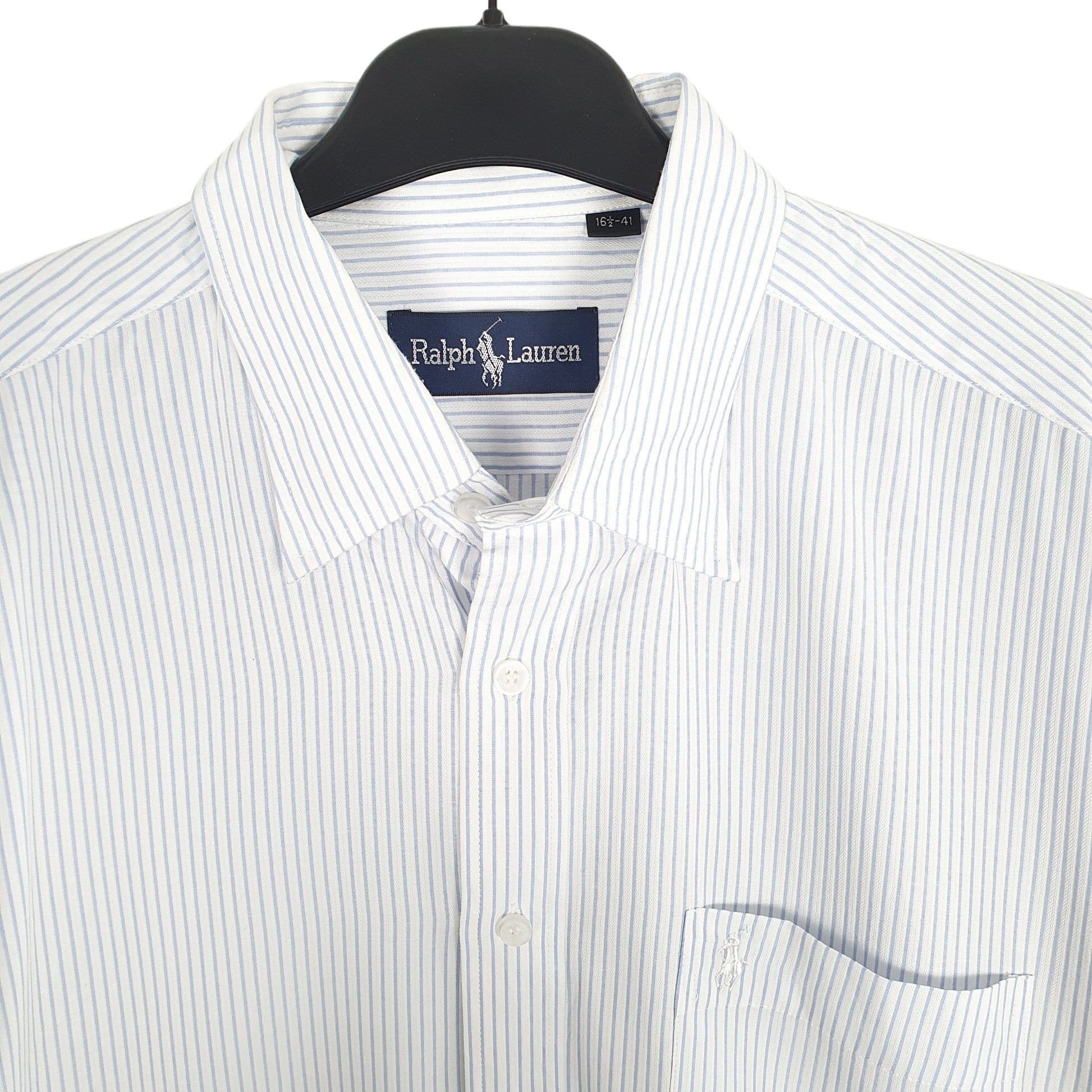Ralph Lauren Short Sleeve Regular Fit Striped Shirt White