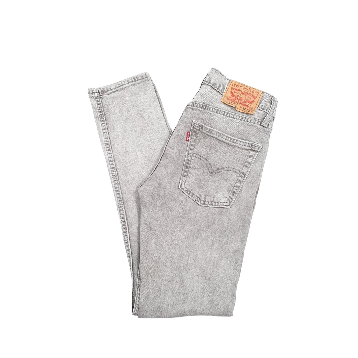 Levis 510 Skinny Fit Jeans W27 L30 Grey