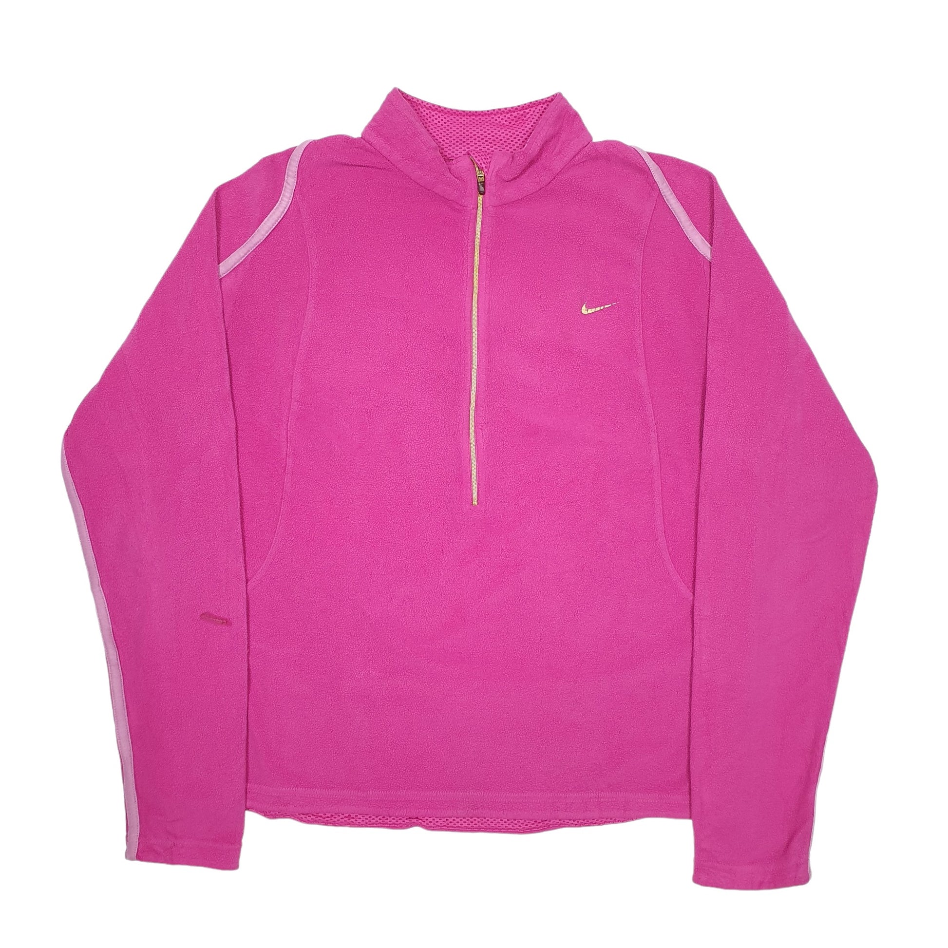 Womens Pink Nike  Quarter Jumper