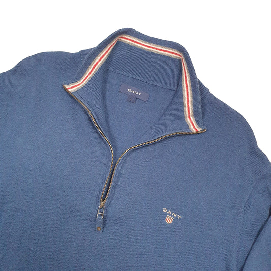 GANT Quarter Zip L Blue