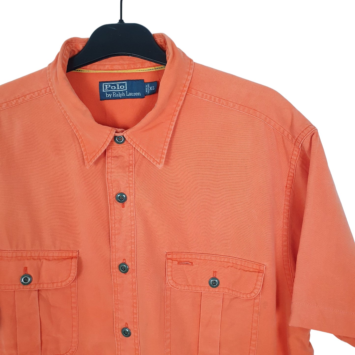 Ralph Lauren Short Sleeve Regular Fit Shirt Orange