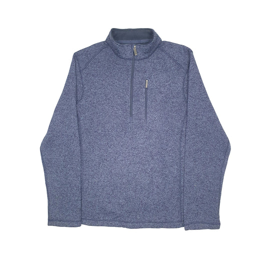 Woolrich Quarter Zip Fleece L Navy