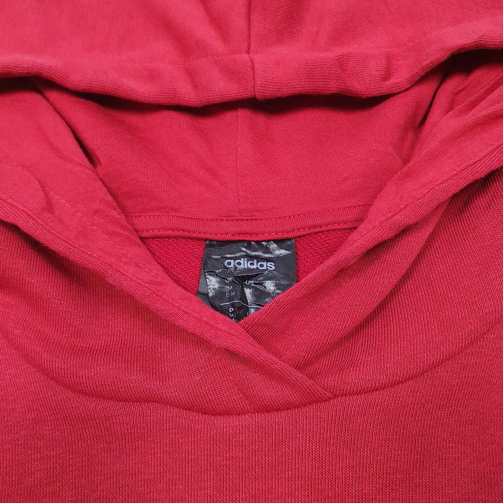 Womens Red Adidas  Hoodie Jumper