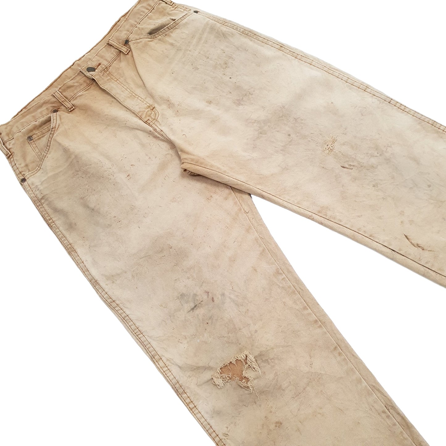 Mens Tan Dickies  Carpenter Trousers