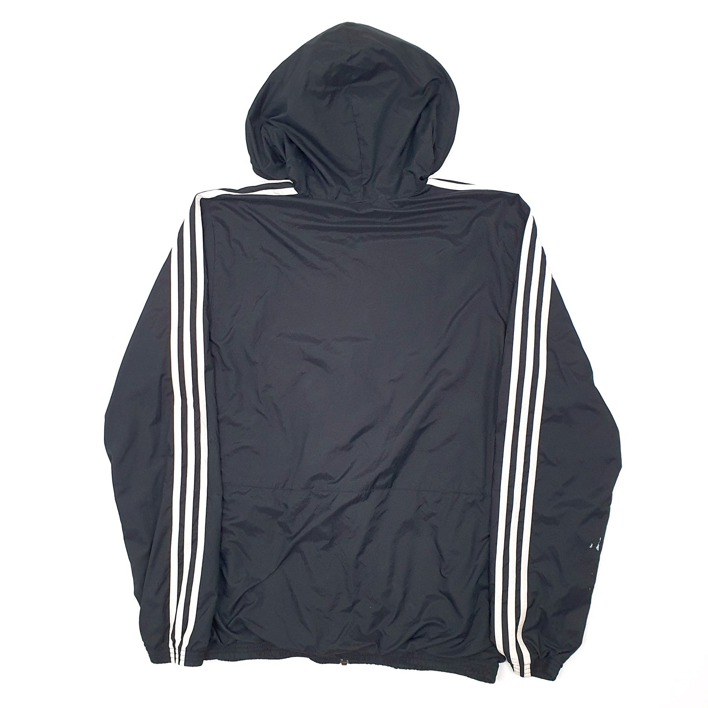 Mens Black Adidas  Windbreaker Coat