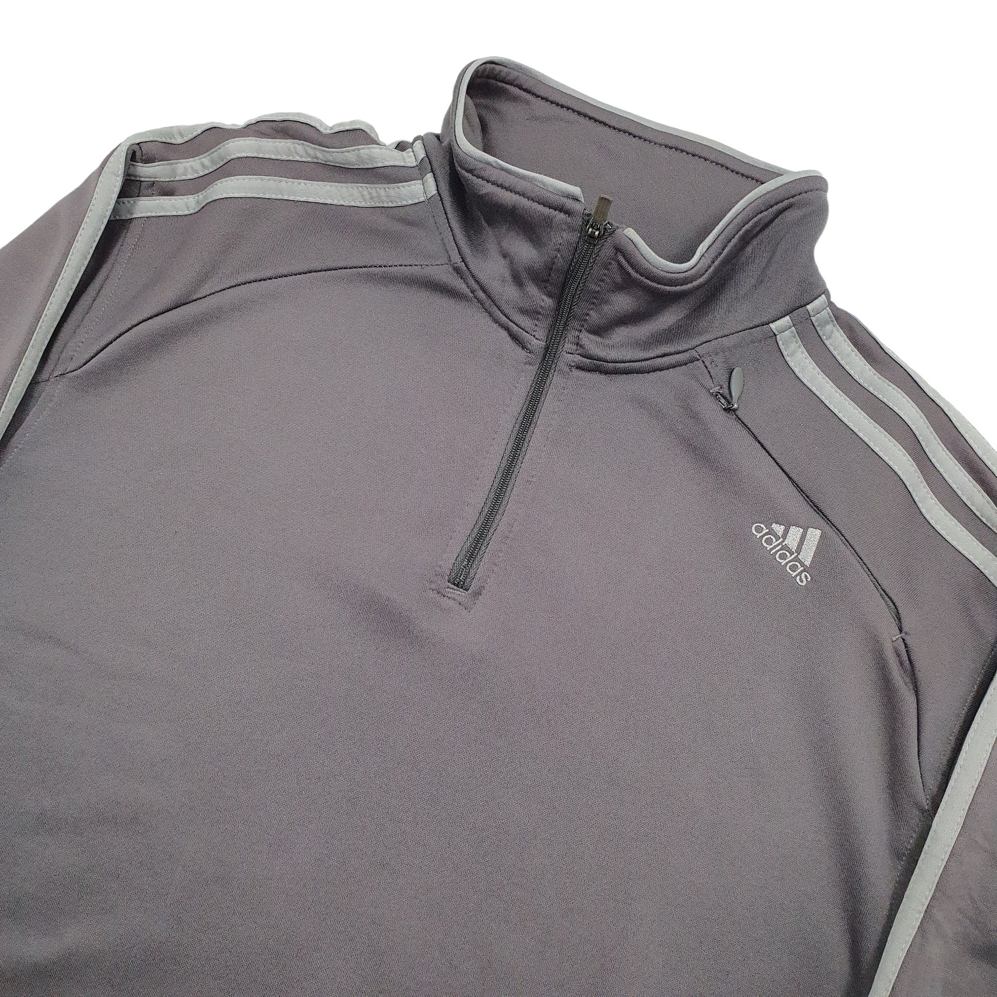 Adidas Quarter Zip L Grey