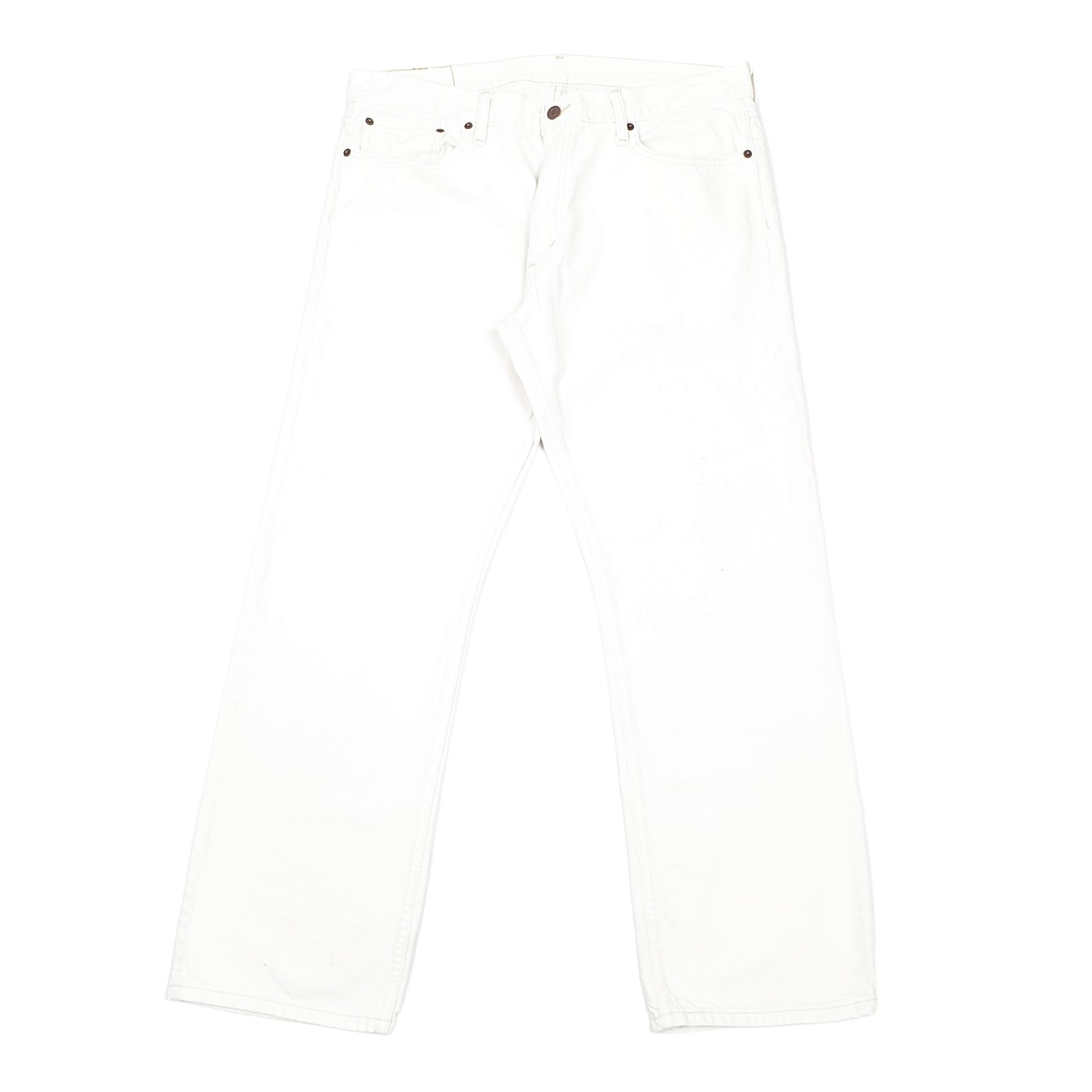 Levis 514 Straight Fit Jeans W36 L30 White