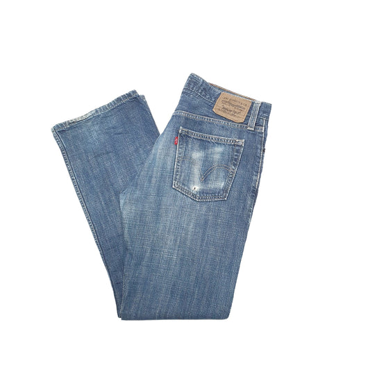 Levis 527 Bootcut Fit Jeans W34 L32 Blue