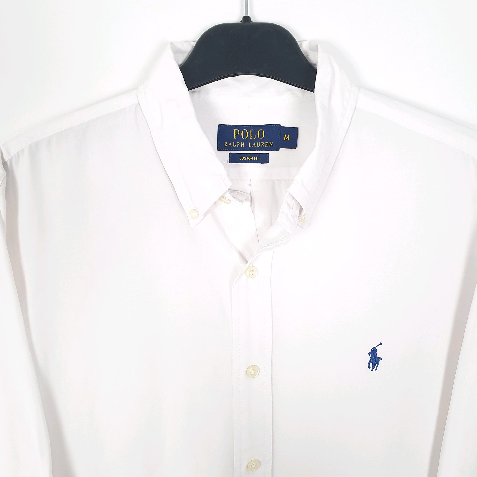 Ralph Lauren Long Sleeve Custom Fit Shirt White