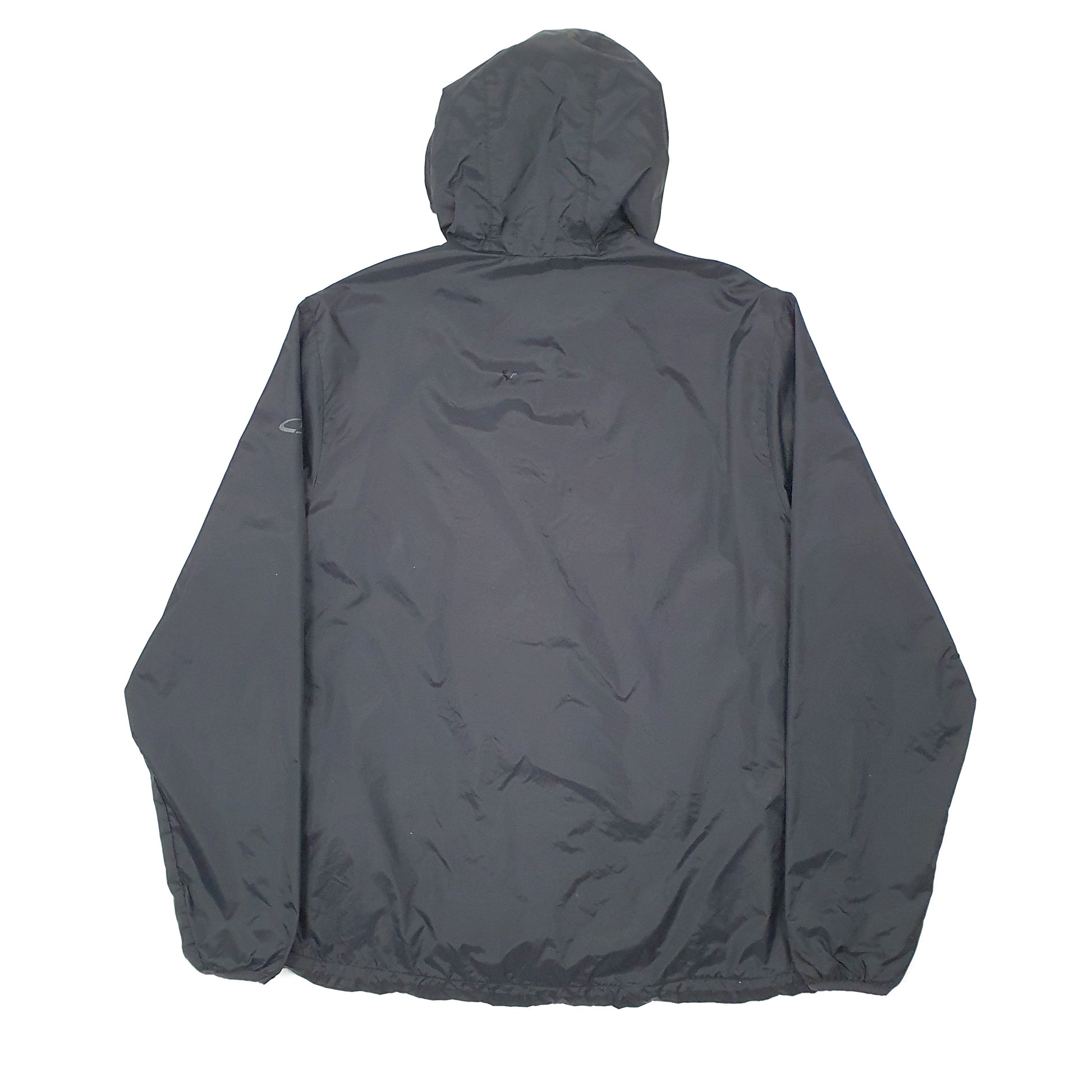 Mens Black Champion Windbreaker Rain Coat Coat