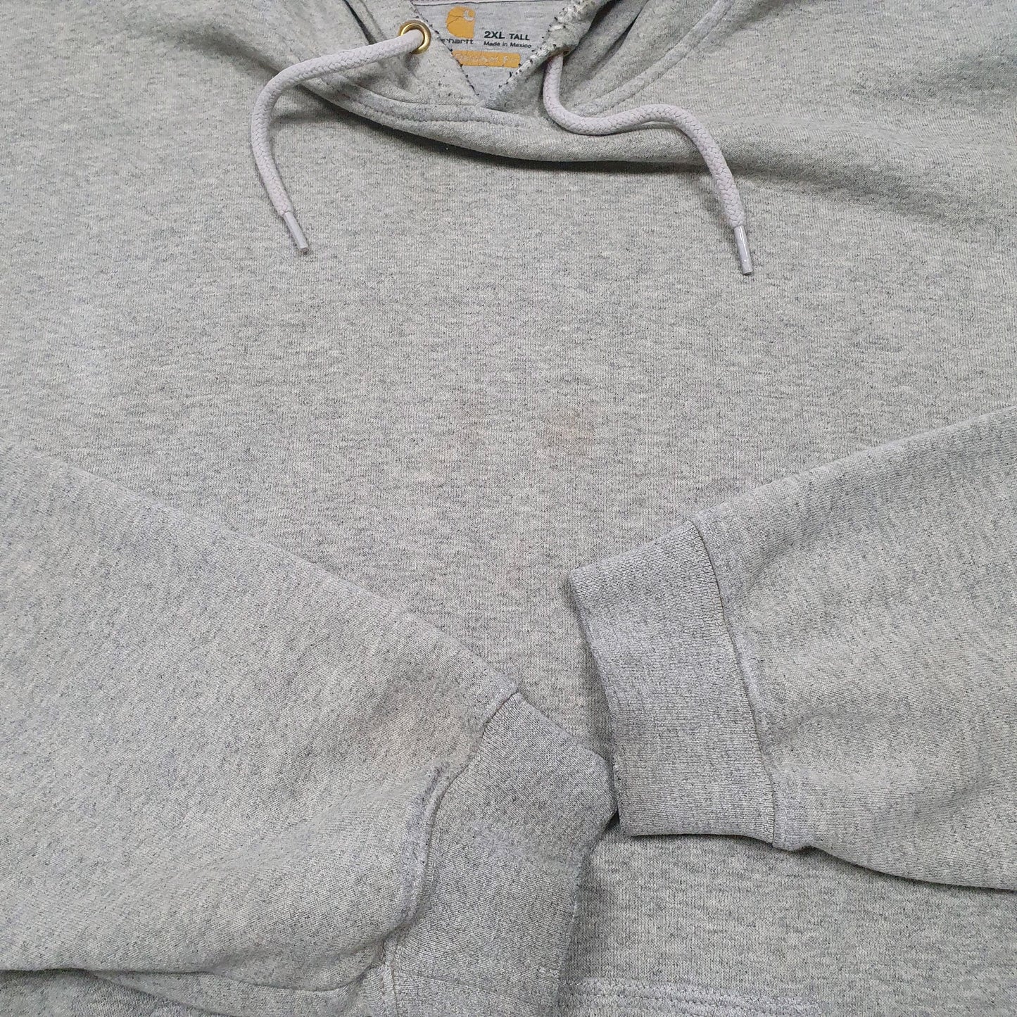 Mens Grey Carhartt Tall Hoodie Jumper