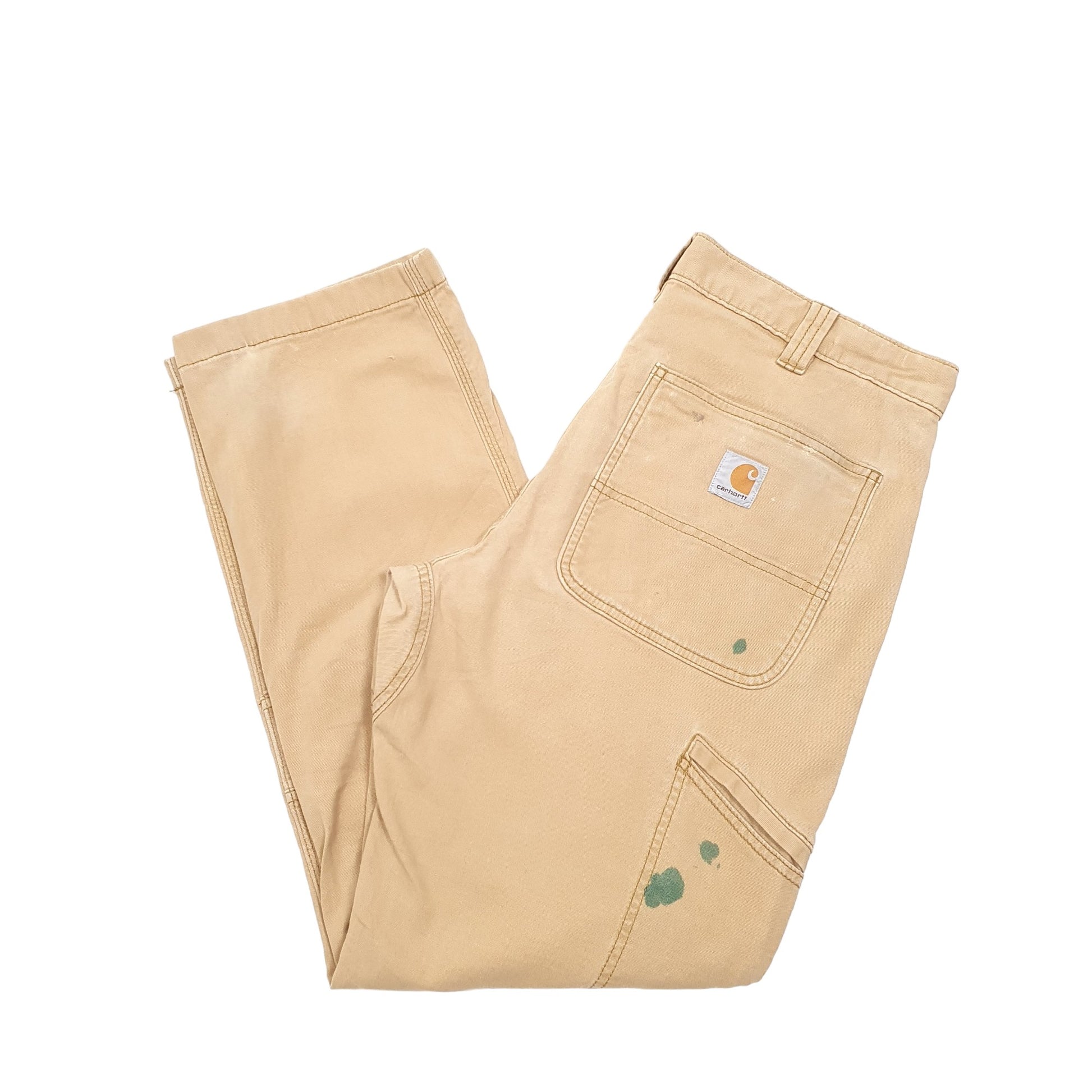 Mens Tan Carhartt  Carpenter Trousers