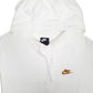Mens White Nike  Hoodie Jumper