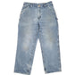 Carhartt Casual Loose Fit Carpenter Jeans W34 L28 Blue