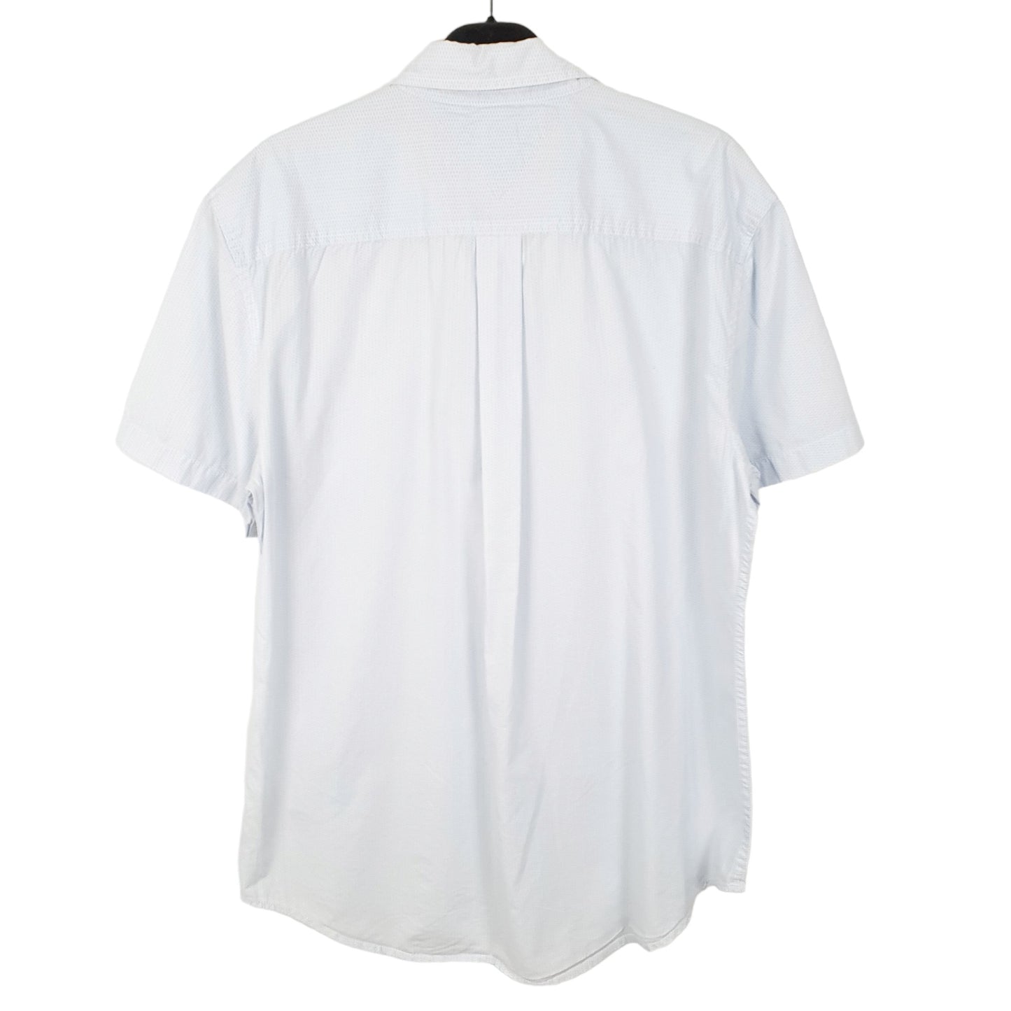 Tommy Hilfiger Short Sleeve Custom Fit Shirt Blue