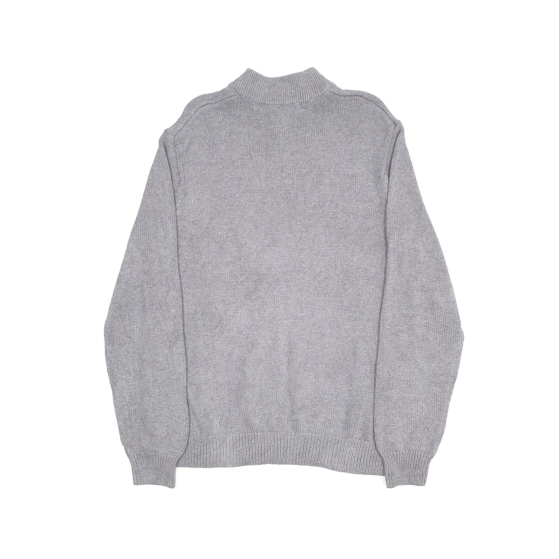 Chaps Quarter Zip XL Grey
