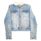 Womens Blue Brookhaven Trucker Denim Jacket Coat