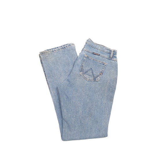 Wrangler Casual Bootcut Fit Cowgirl Jeans UK16 Blue