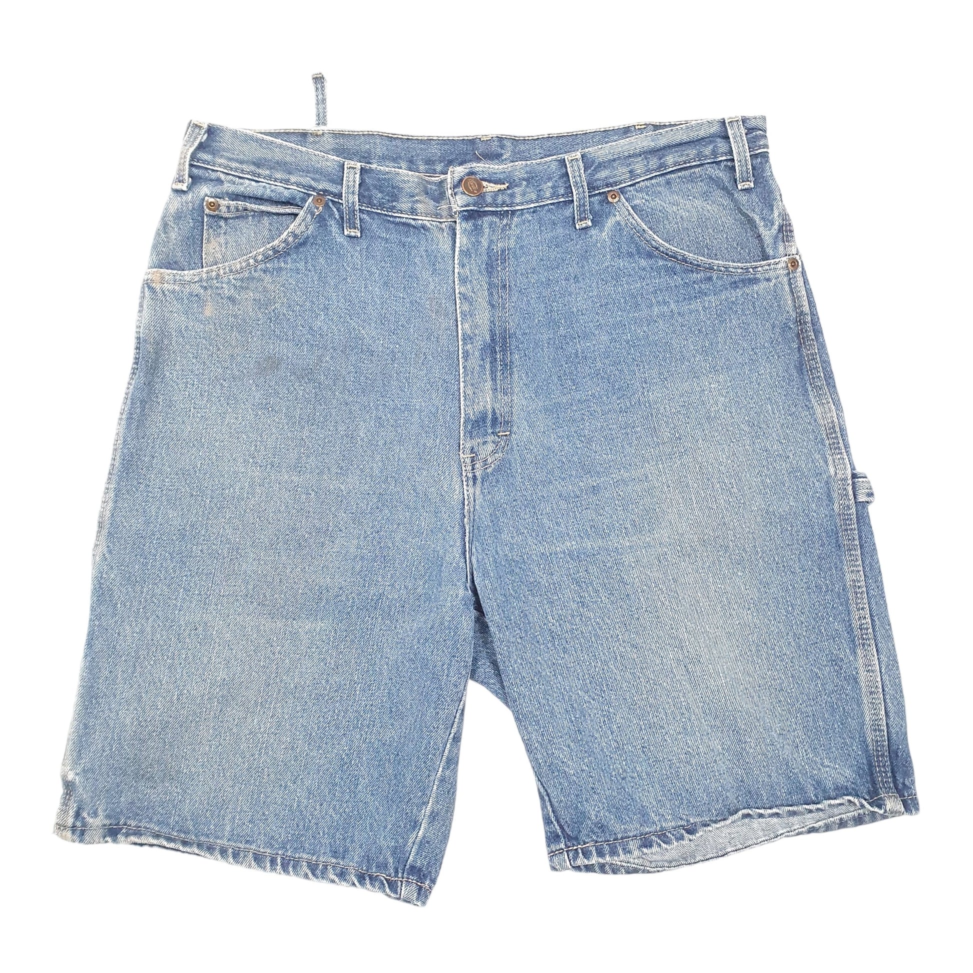 Mens Blue Dickies Carpenter Work Wear Denim Shorts
