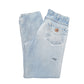 Mens Blue Carhartt Tapered Casual JeansW34 L34