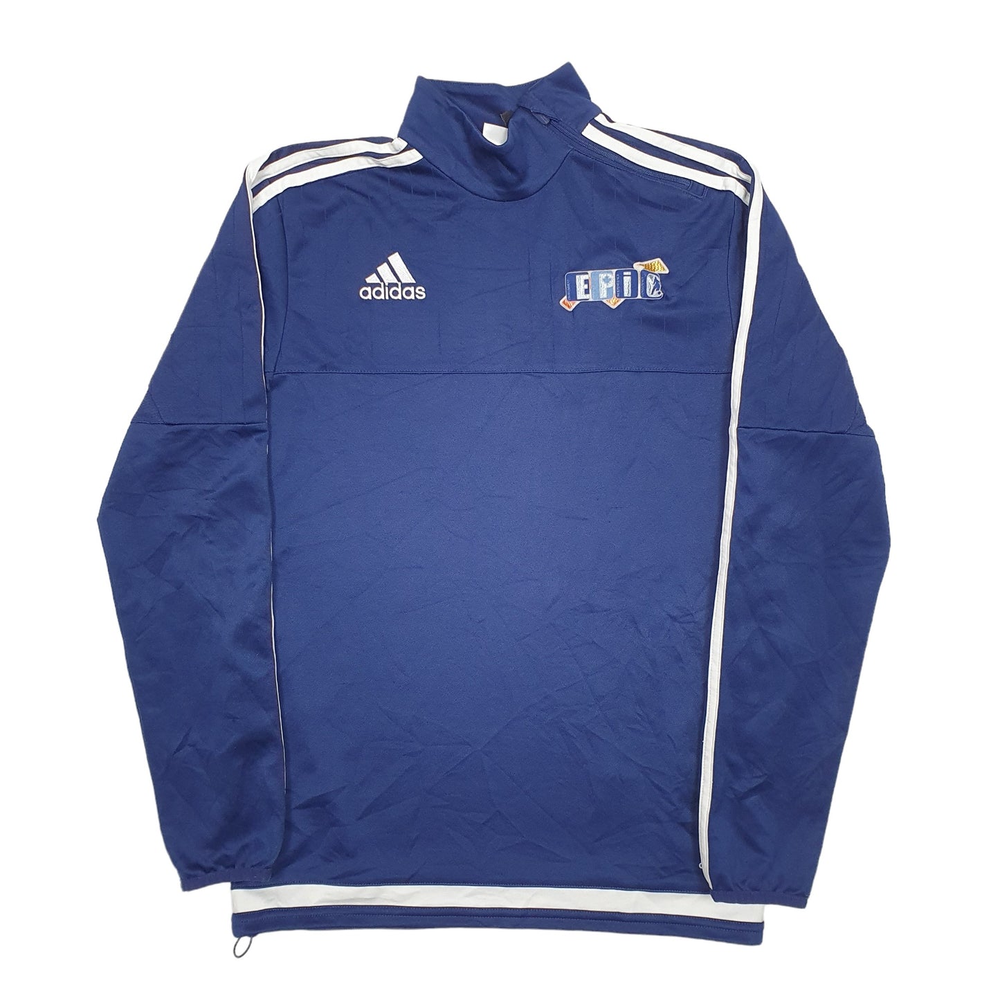 Mens Navy Adidas Football EPIC USA College Climacool Quarter Zip Jumper