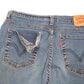 Levis 512 Slim Fit Bootcut Jeans UK12 Blue