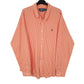 Ralph Lauren Long Sleeve Custom Fit Gingham Shirt Orange
