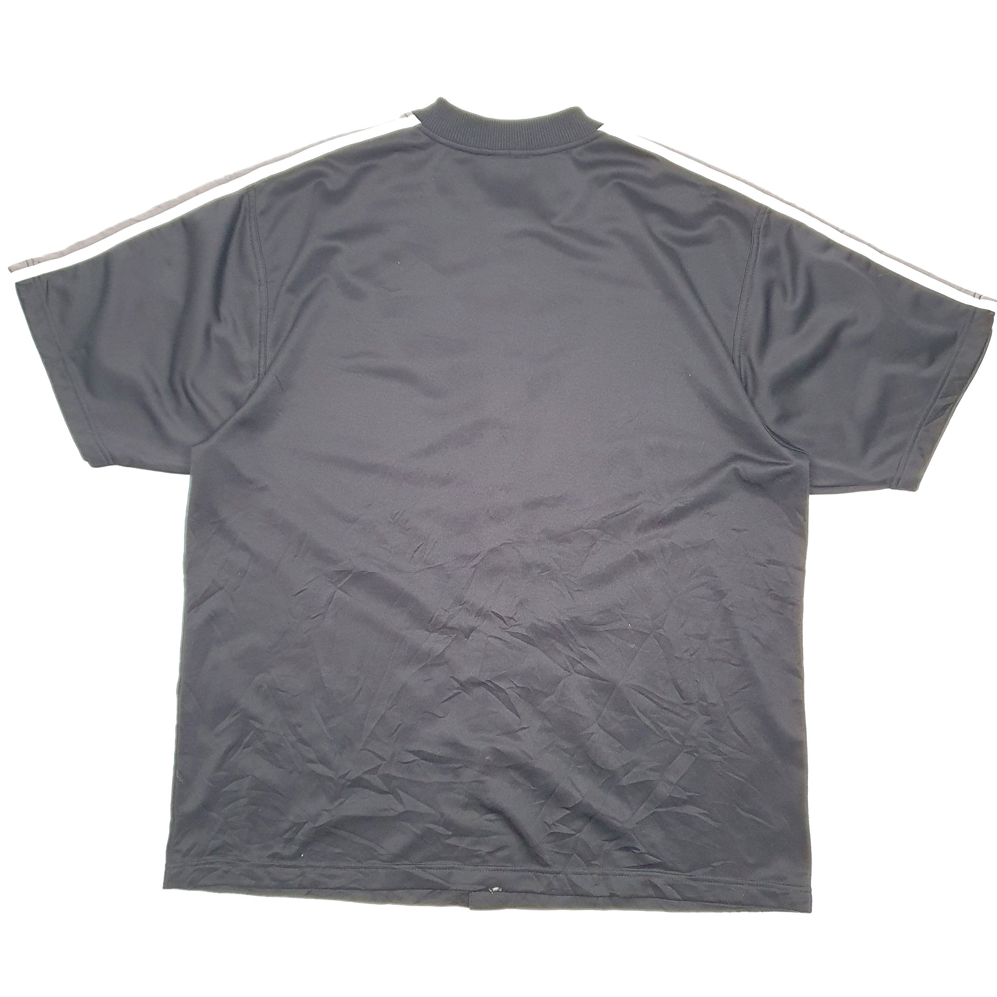 Mens Black Adidas Active Basketball Workout Popper Short Sleeve T Shirt