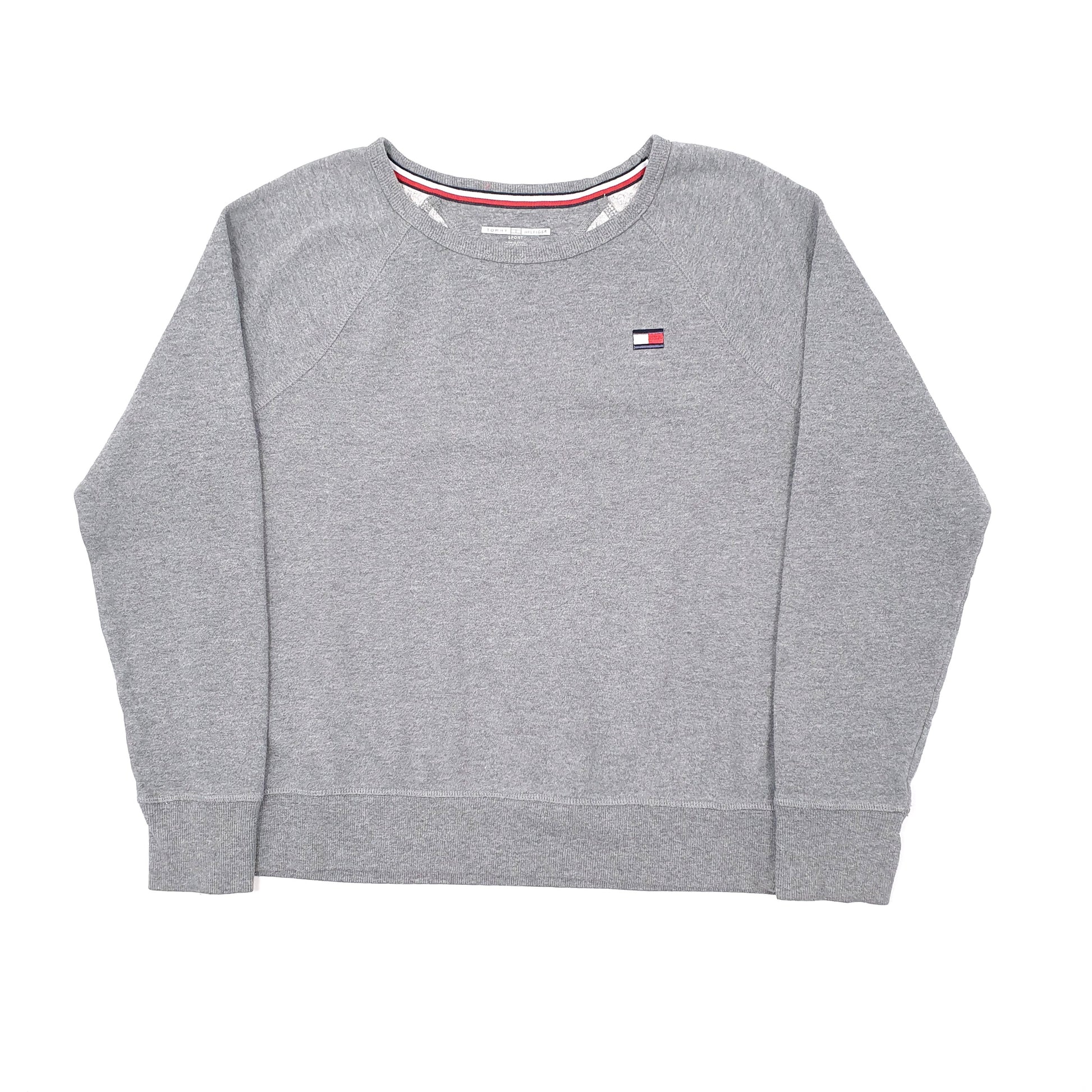 Womens Grey Tommy Hilfiger  Crewneck Jumper